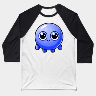 CUTE BLUE PEA (ERVILHA AZUL FOFA) Baseball T-Shirt